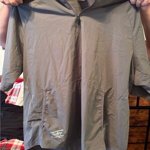Gray Quarter-Zip Pullover